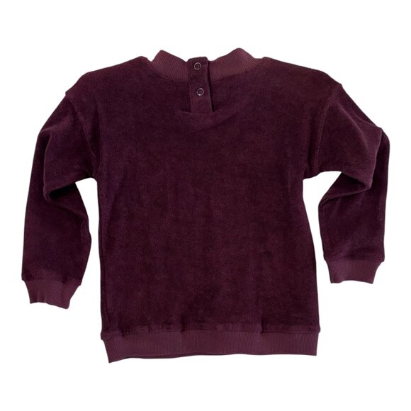 PHIL & PHAE - SWEATER - 100% ORGANIC COTTON - BURGUNDY  - 18M - NWT - Picture 2 of 4